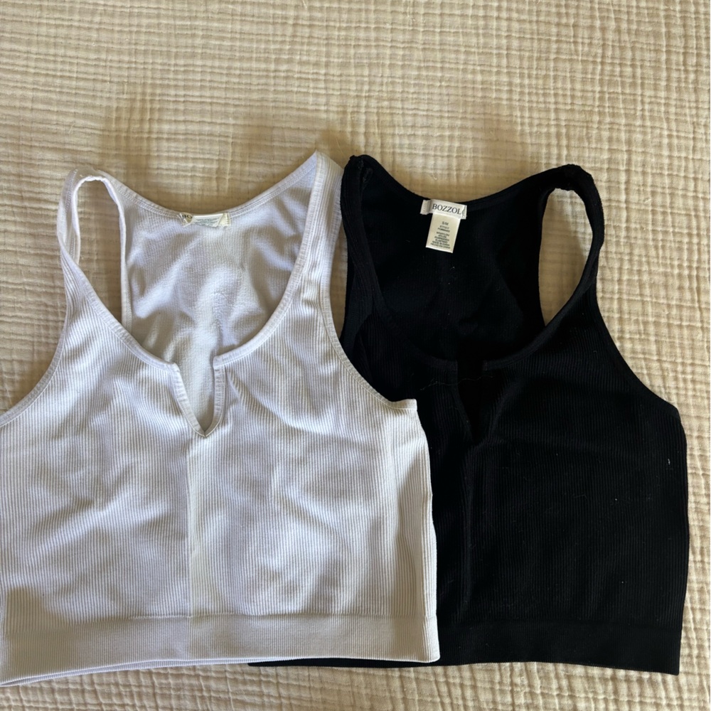 Bozzolo Black and white tanks